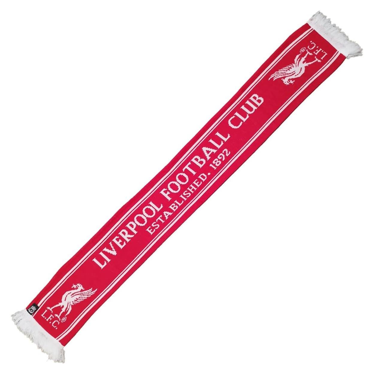 Bufanda Jacquard Liverpool F.C. Oficial 152x18 cm Roja