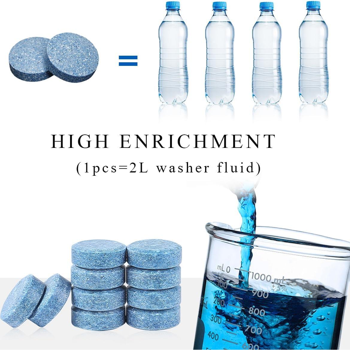 100 Tabletas de Limpieza Parabrisas Yourkar 0.24 kg Ecológicas