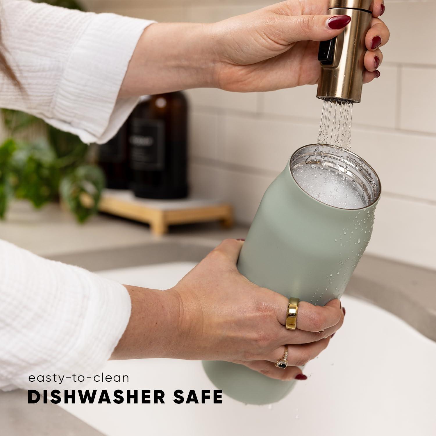 Botella de Agua Simple Modern Mesa 34oz Acero Inoxidable Aislada