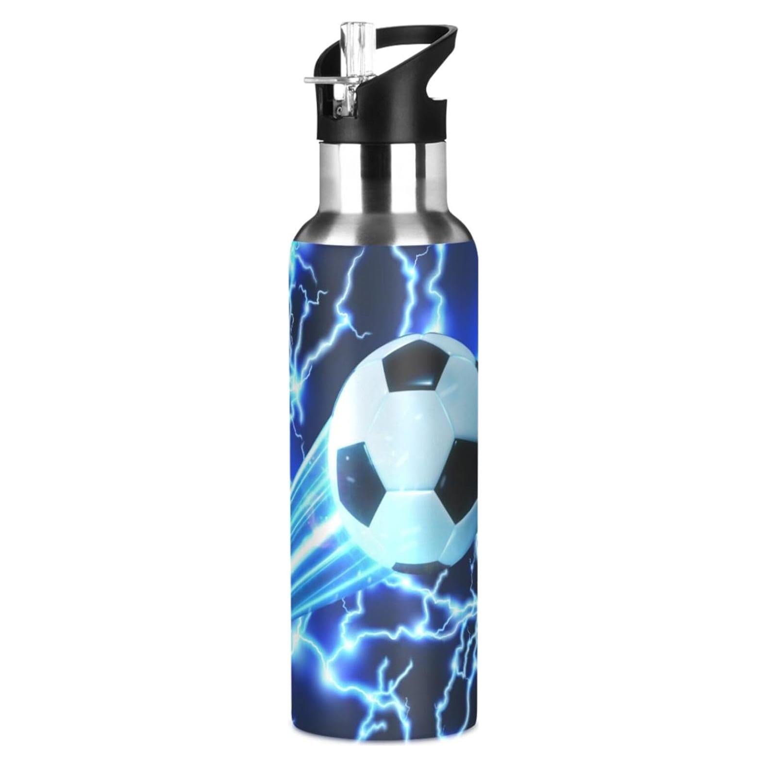 Botella de Agua Deportiva ALAZA 600 ml Acero Inoxidable Azul