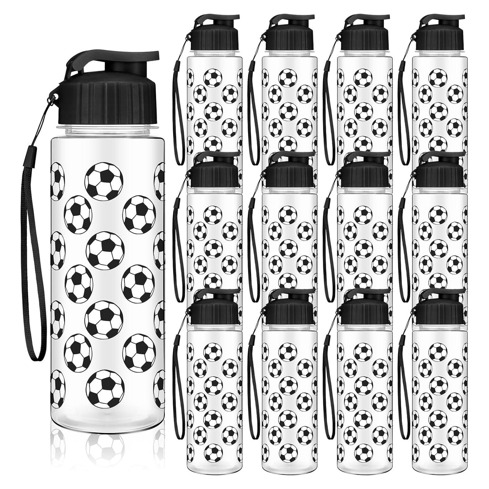 12 Botellas de Agua Deportivas Funnymoom 500 ml Fútbol