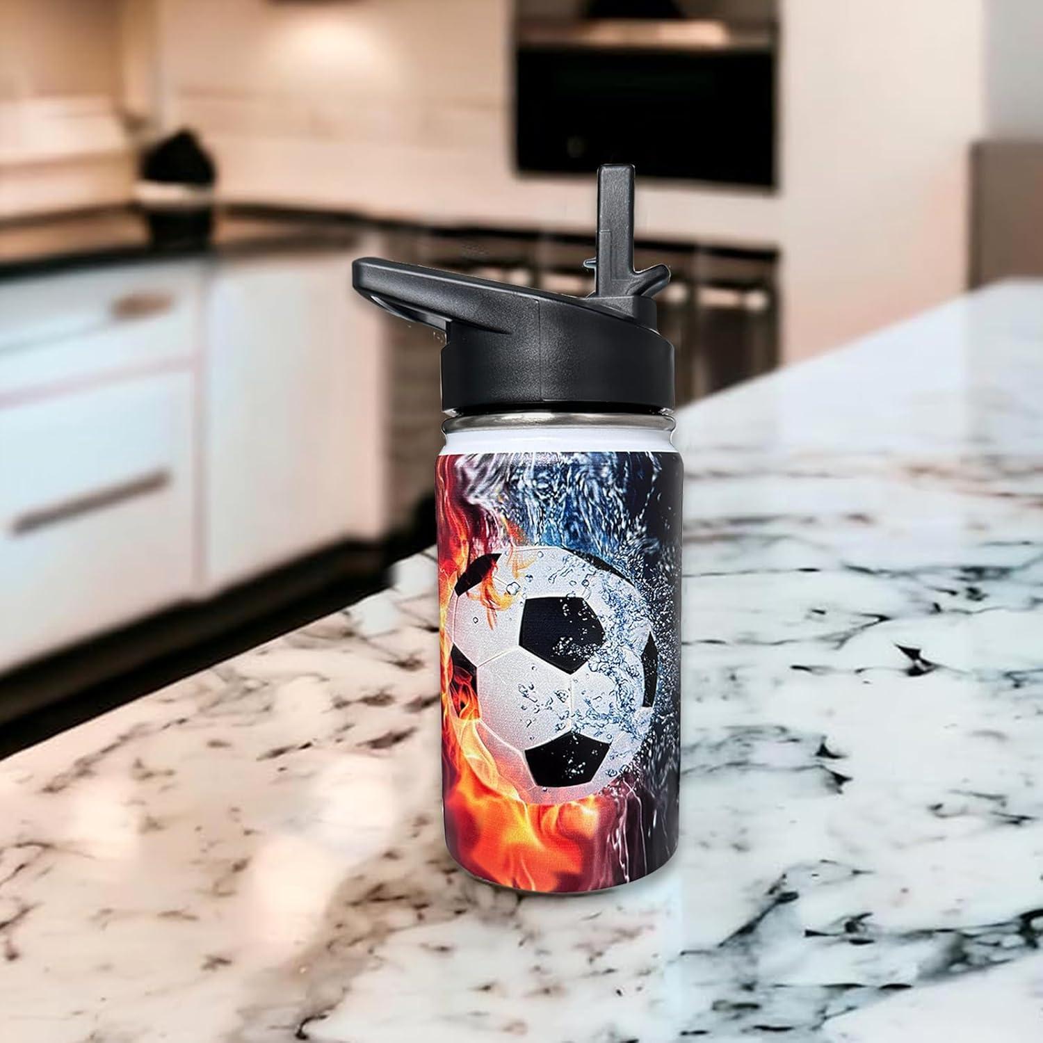 Botella de Agua para Niños XDMXY 12oz Acero Inoxidable Aislada