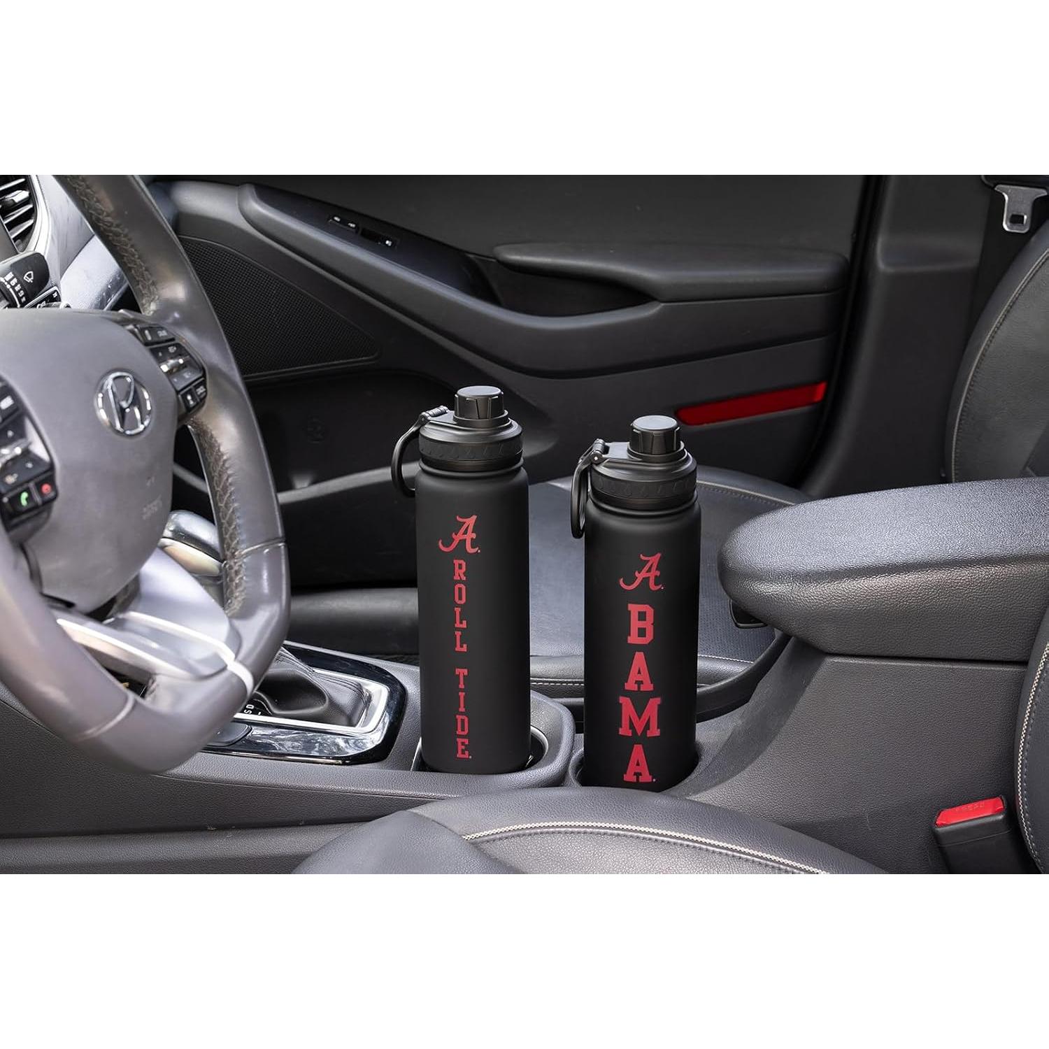 Botella de Agua Decorvo Acero Inoxidable 0.68L Aislada Negra