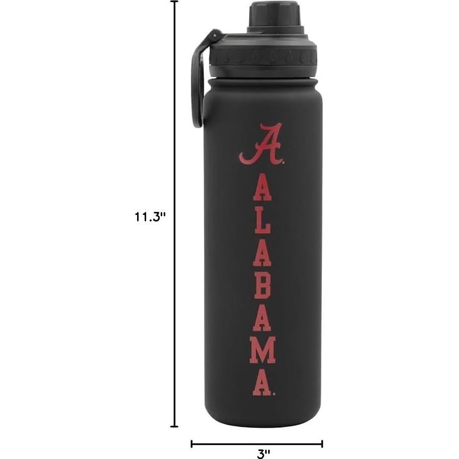 Botella de Agua Decorvo Acero Inoxidable 0.68L Aislada Negra