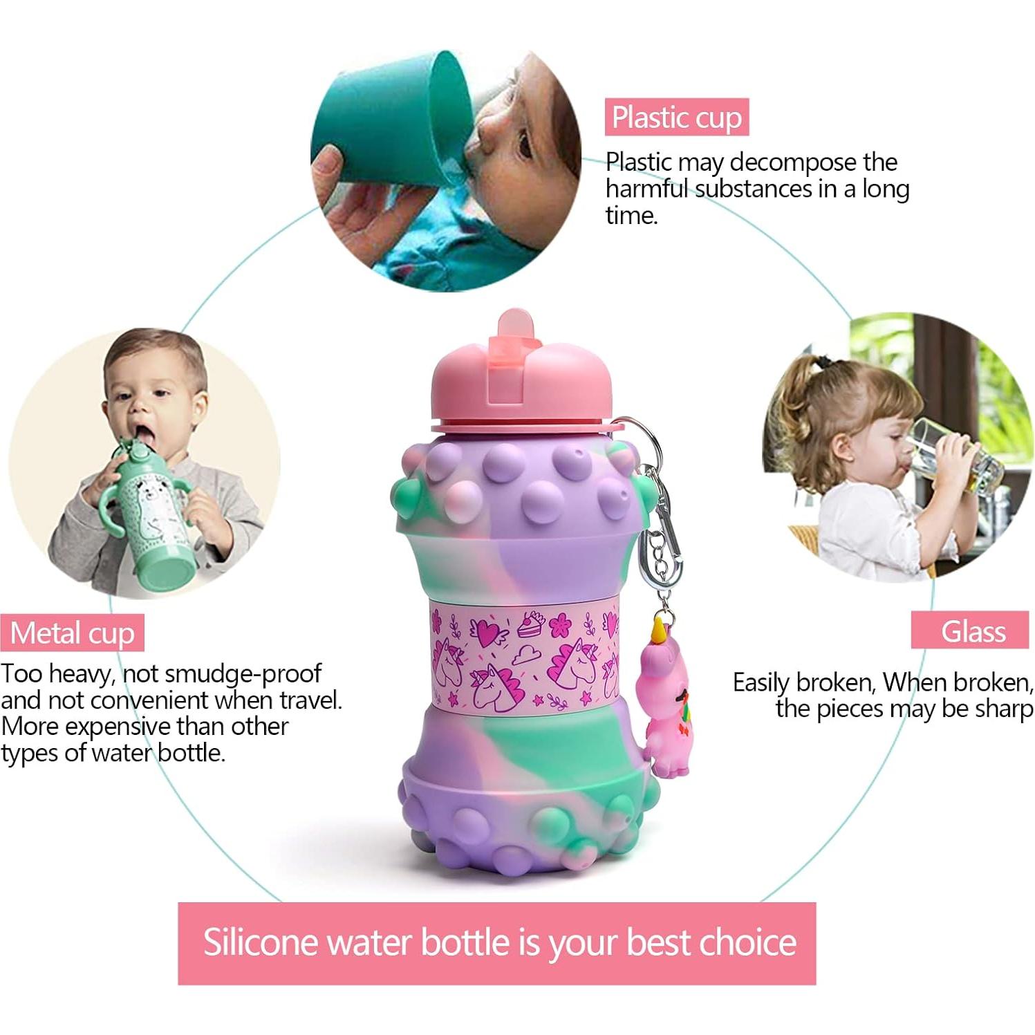 Botella de Agua Plegable Louis Donné Unicornio 550ml