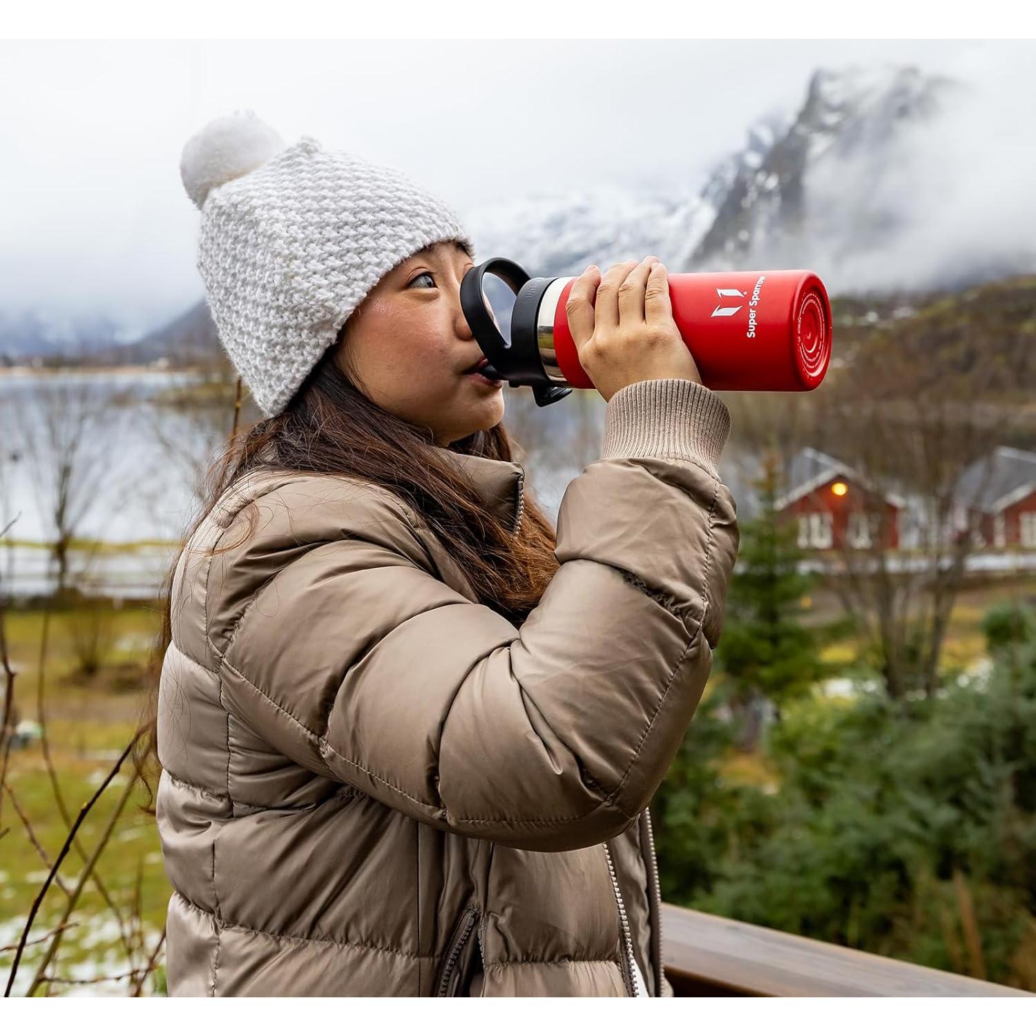 Botella de Agua Aislada Super Sparrow 500 ml - Boca Ancha