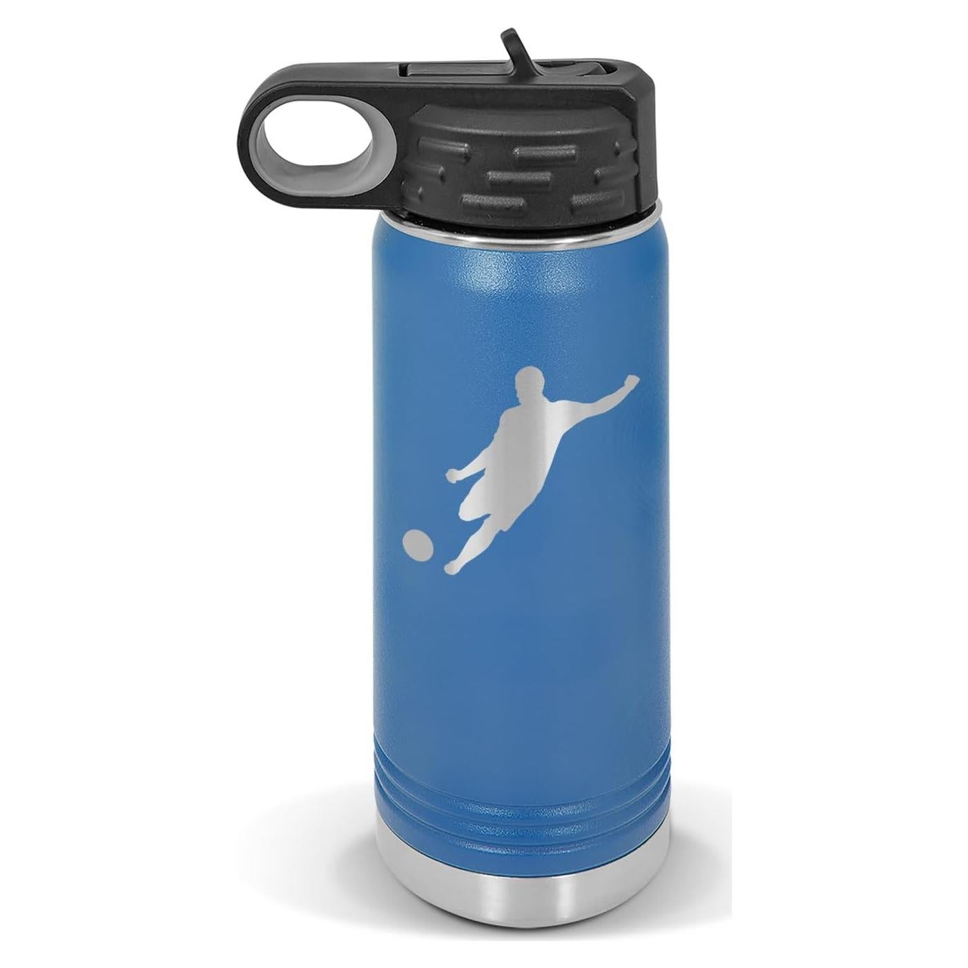 Botella de Agua Polar Camel 600 ml Acero Inoxidable Azul