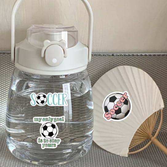 150 Stickers de Fútbol Homiego - Vinilo Impermeable para Hydroflask