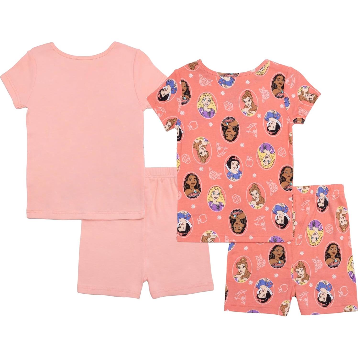 Pijama 4 Piezas Disney Frozen 2 Niñas Algodón Suave