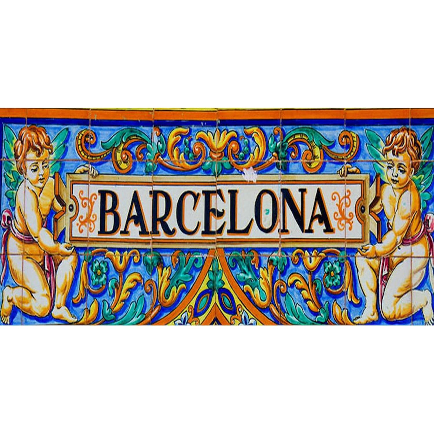 Taza de Cerámica CafePress Mosaica de Barcelona 325 ml