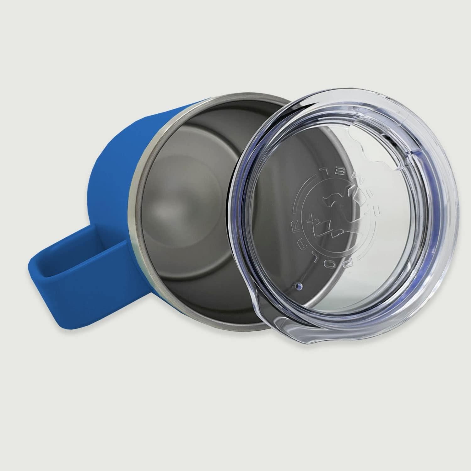 Taza de Café Aislada LaserGram 425ml Personalizada Azul