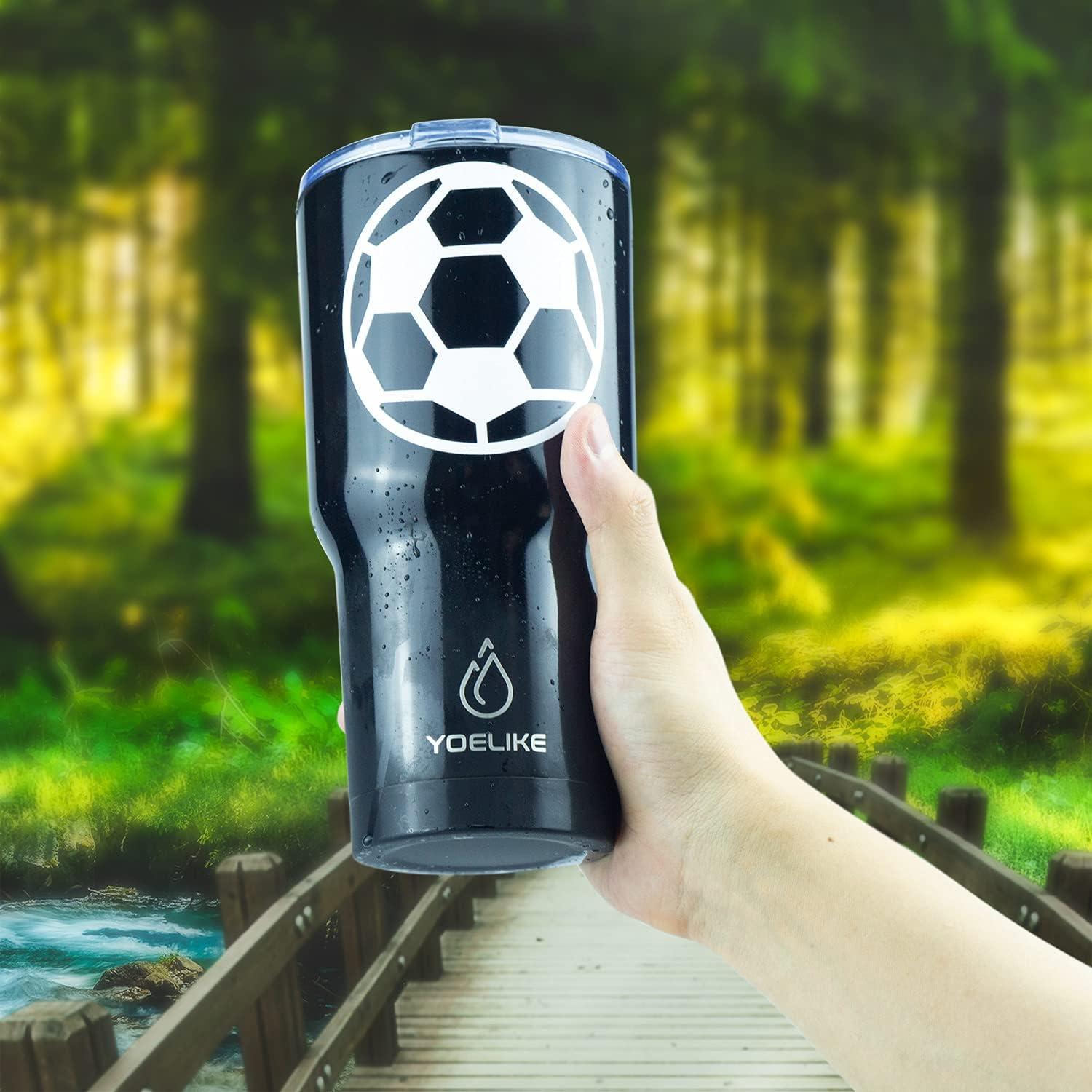 Taza de viaje Yoelike 30 oz acero inoxidable a prueba de fugas