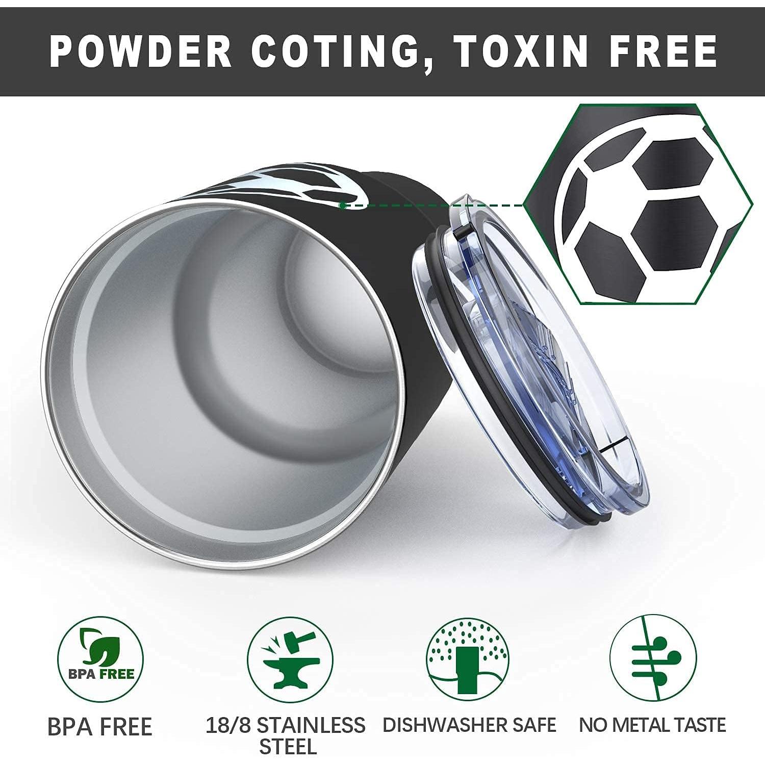 Taza de viaje Yoelike 30 oz acero inoxidable a prueba de fugas