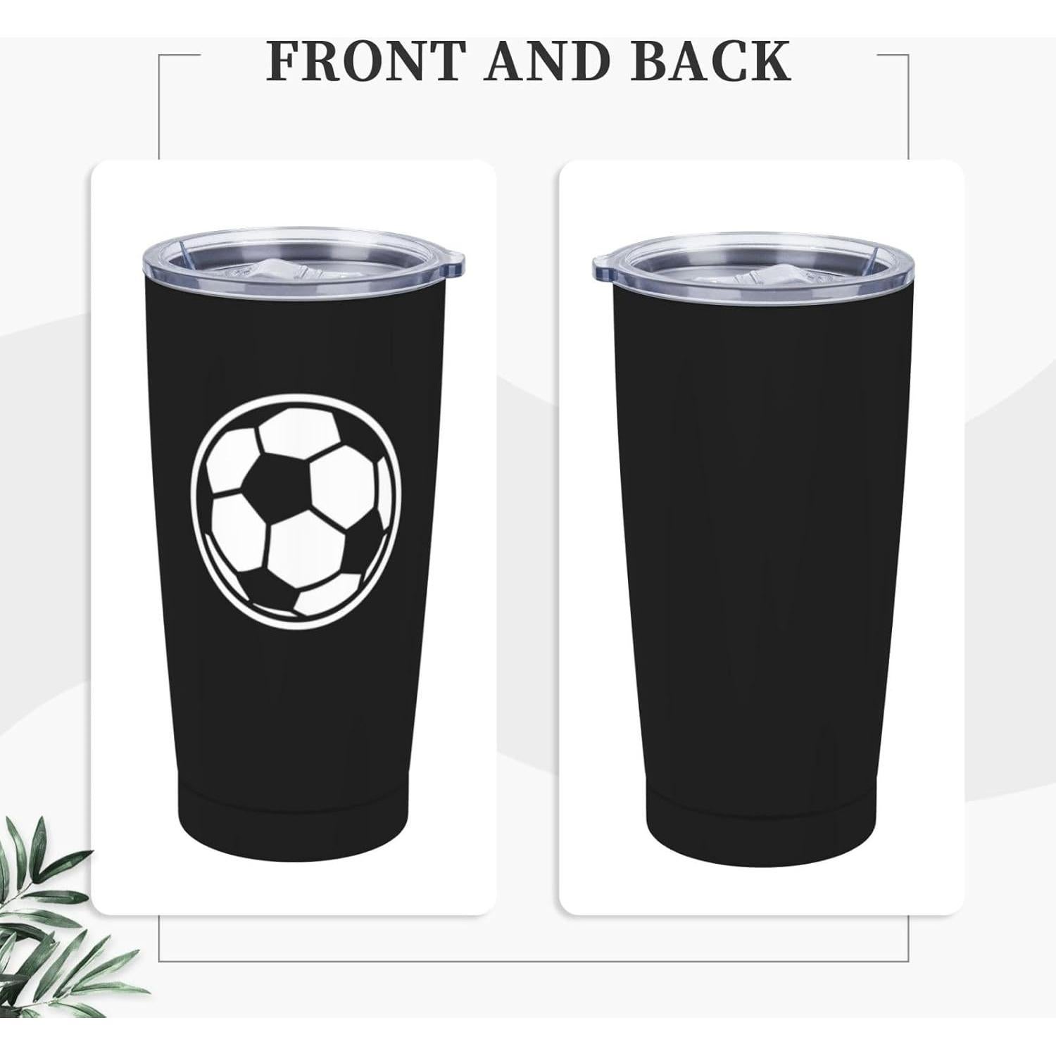 Vaso Aislado de Acero Inoxidable CHASOEA 600ml Fútbol