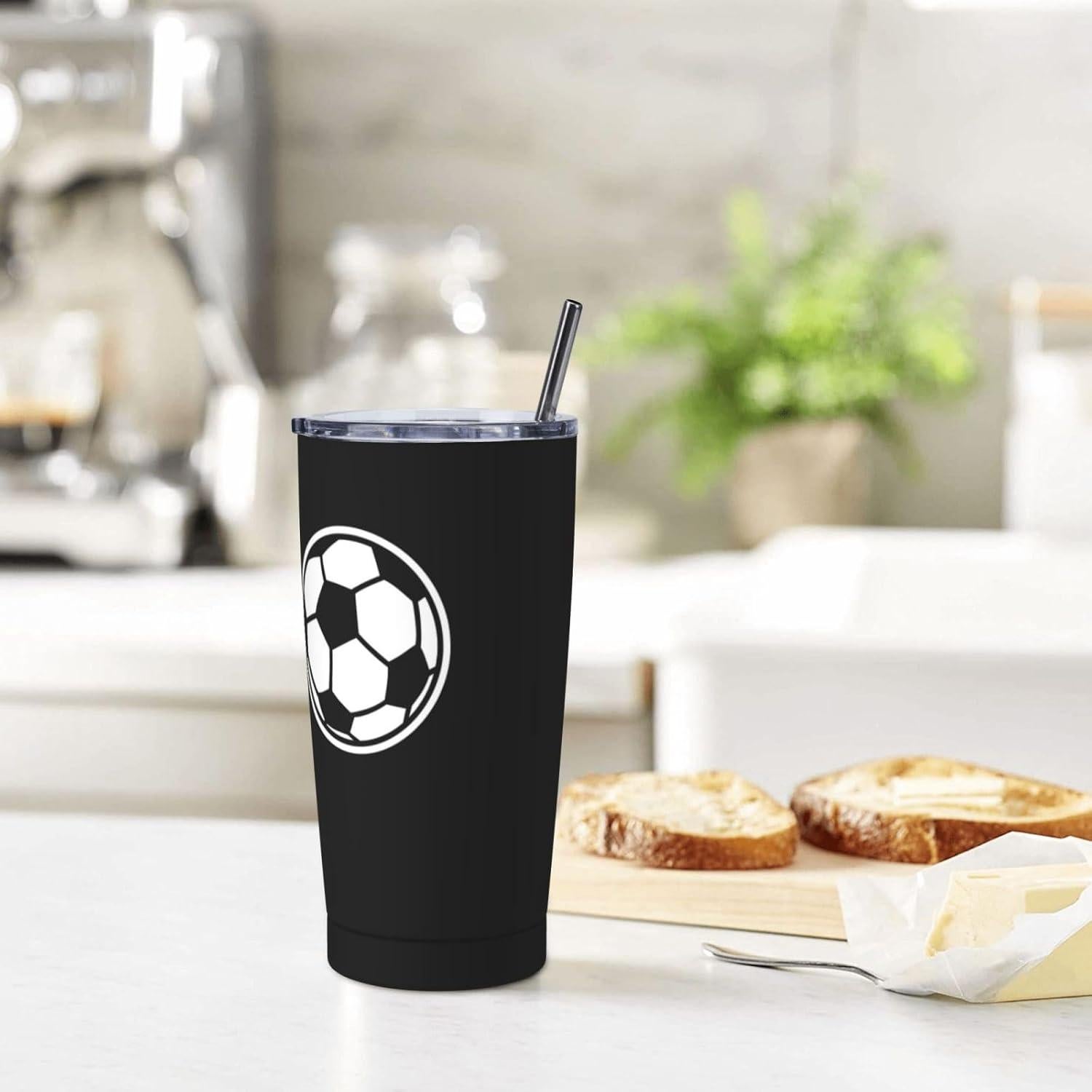Vaso Aislado de Acero Inoxidable CHASOEA 600ml Fútbol
