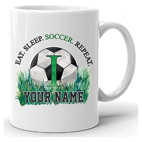 Taza de Cerámica Bleu Reign 425ml Personalizada Fútbol