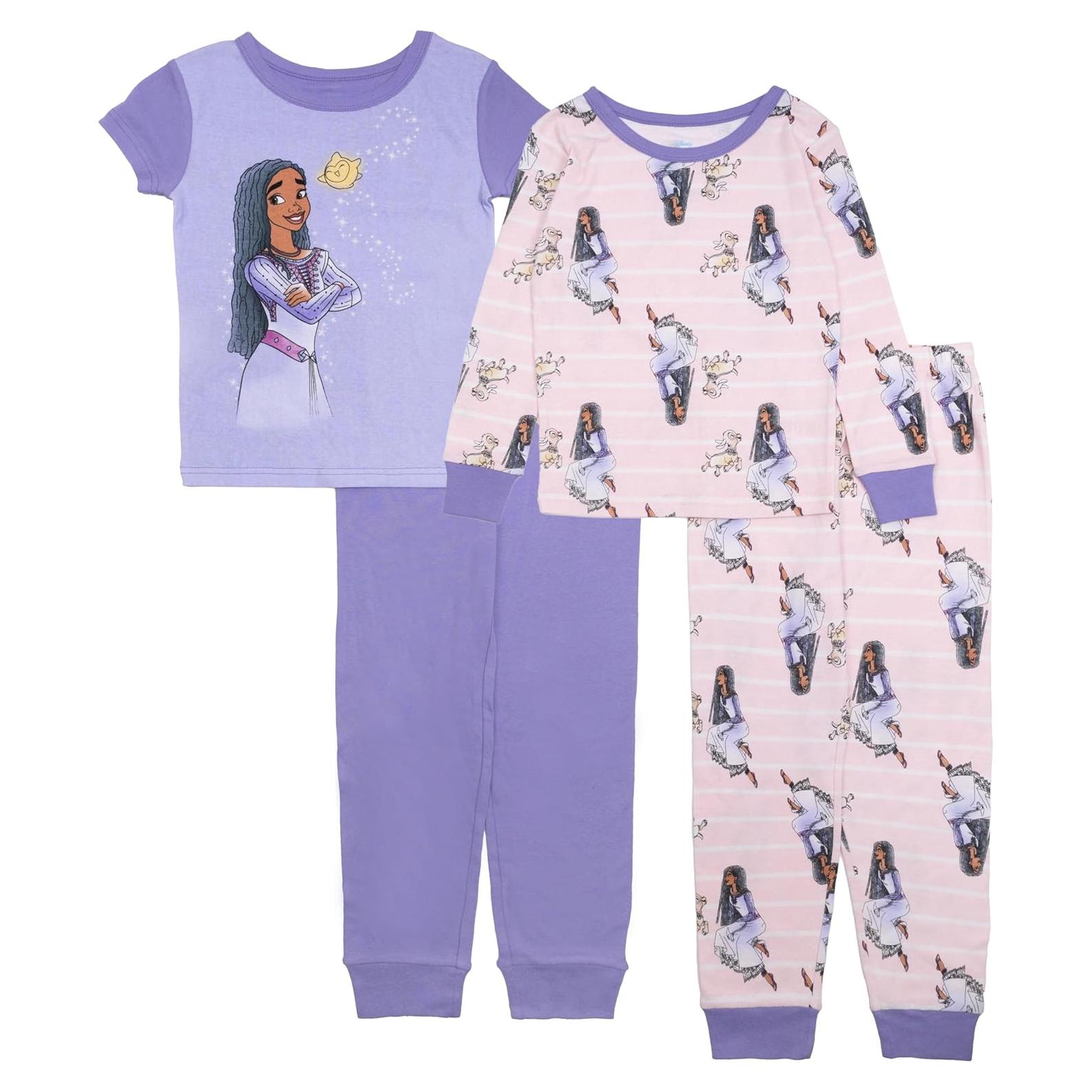 Pijama 4 Piezas Disney Frozen 2 Niñas Algodón Suave