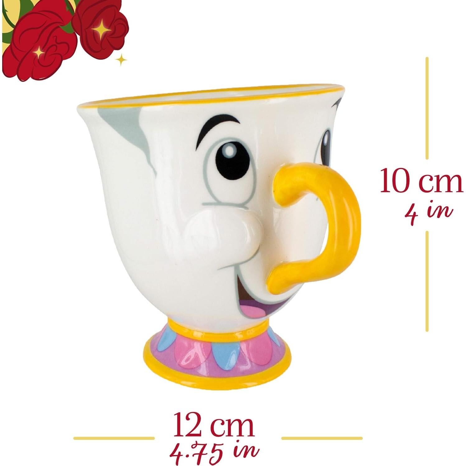 Taza de té Chip Disney La Bella y la Bestia 255ml Paladone
