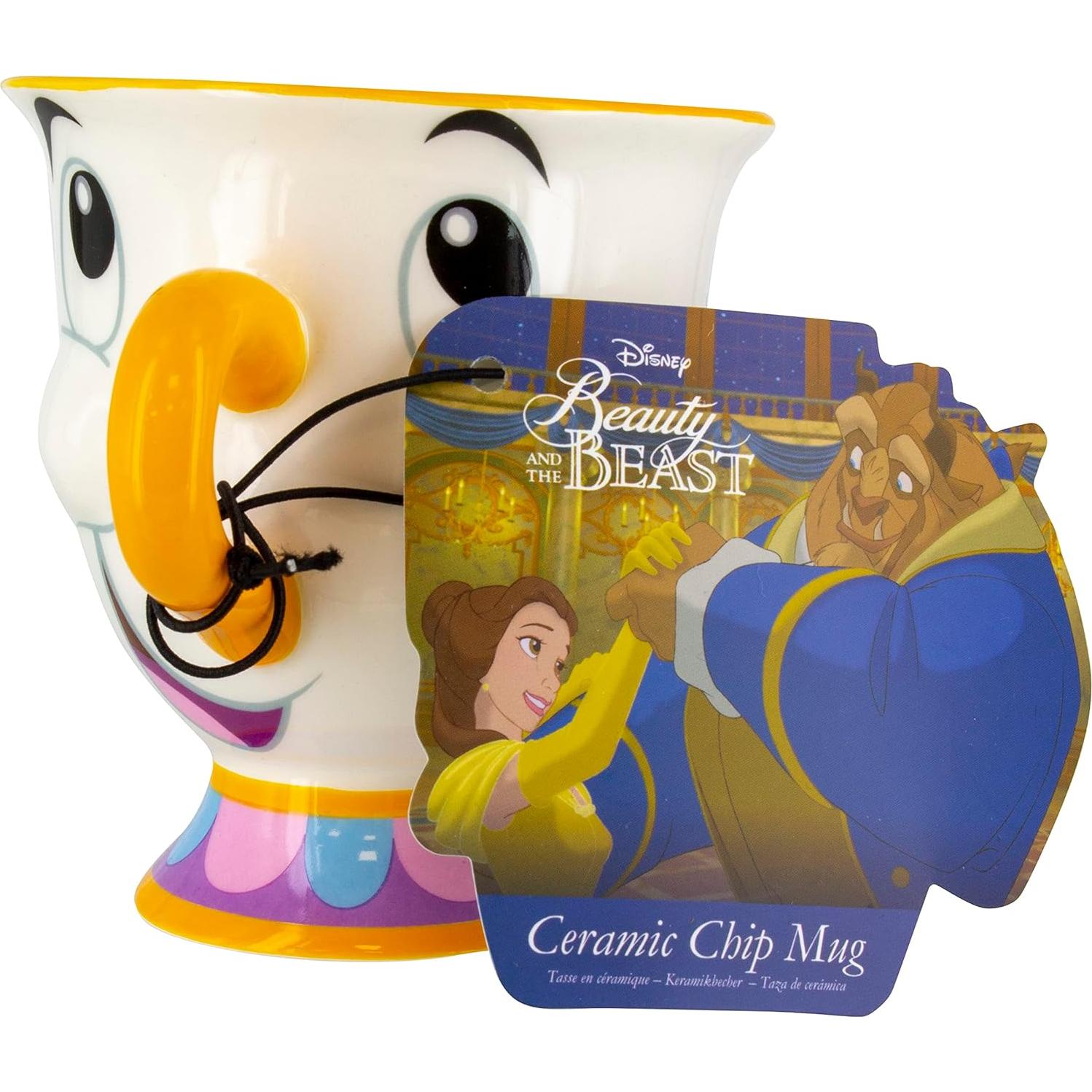 Taza de té Chip Disney La Bella y la Bestia 255ml Paladone