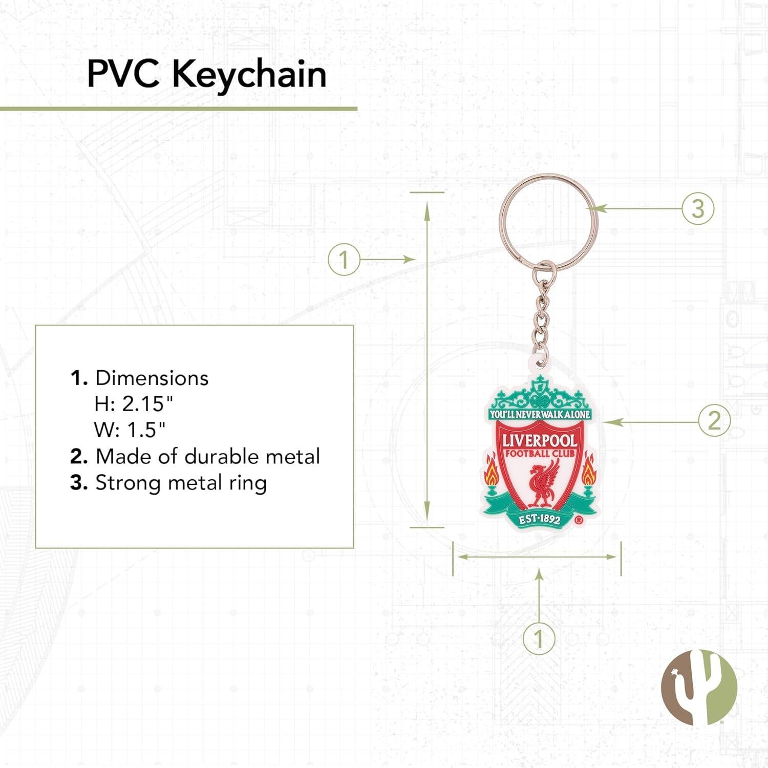 Llave Redonda Liverpool FC - Cactus del Desierto - PVC