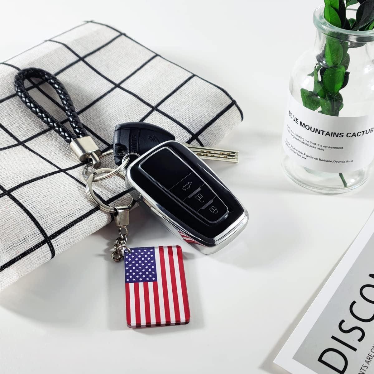 Llavero Bandera Argentina QQSD - Paquete de 2, Acrílico 5x3 cm