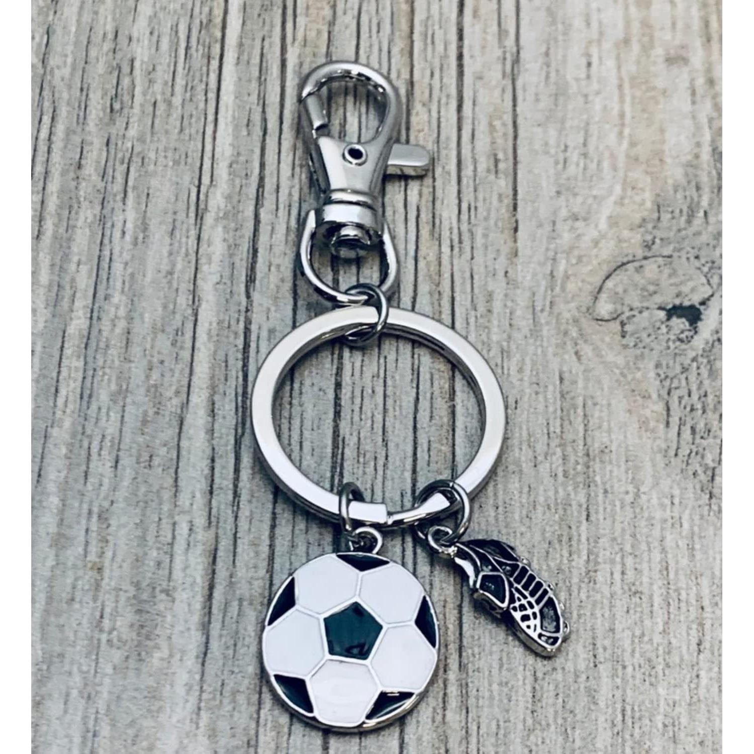 Llavero de Fútbol Colección Infinita con Encanto de Botín y Balón