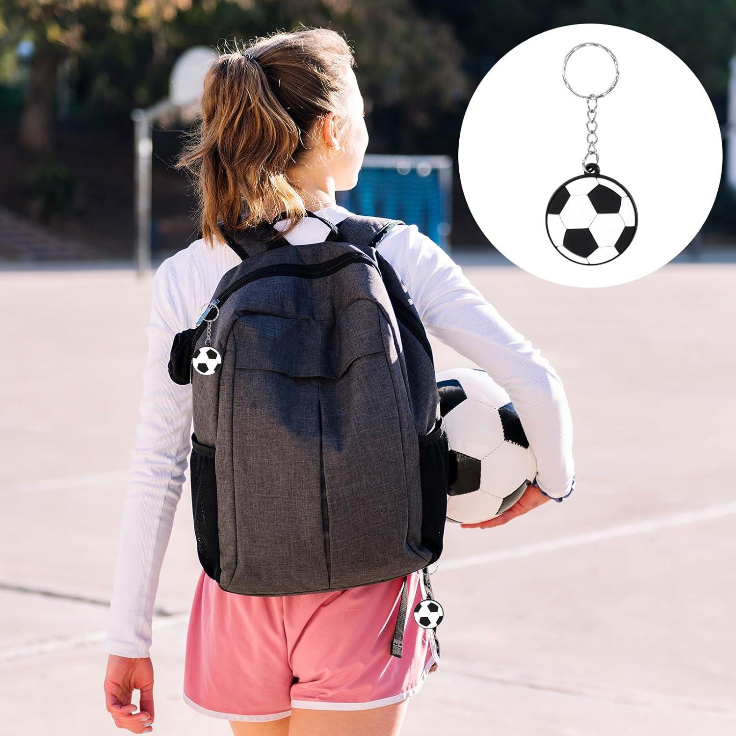 Paquete de 10 llaveros de fútbol Thinp - PVC 4cm