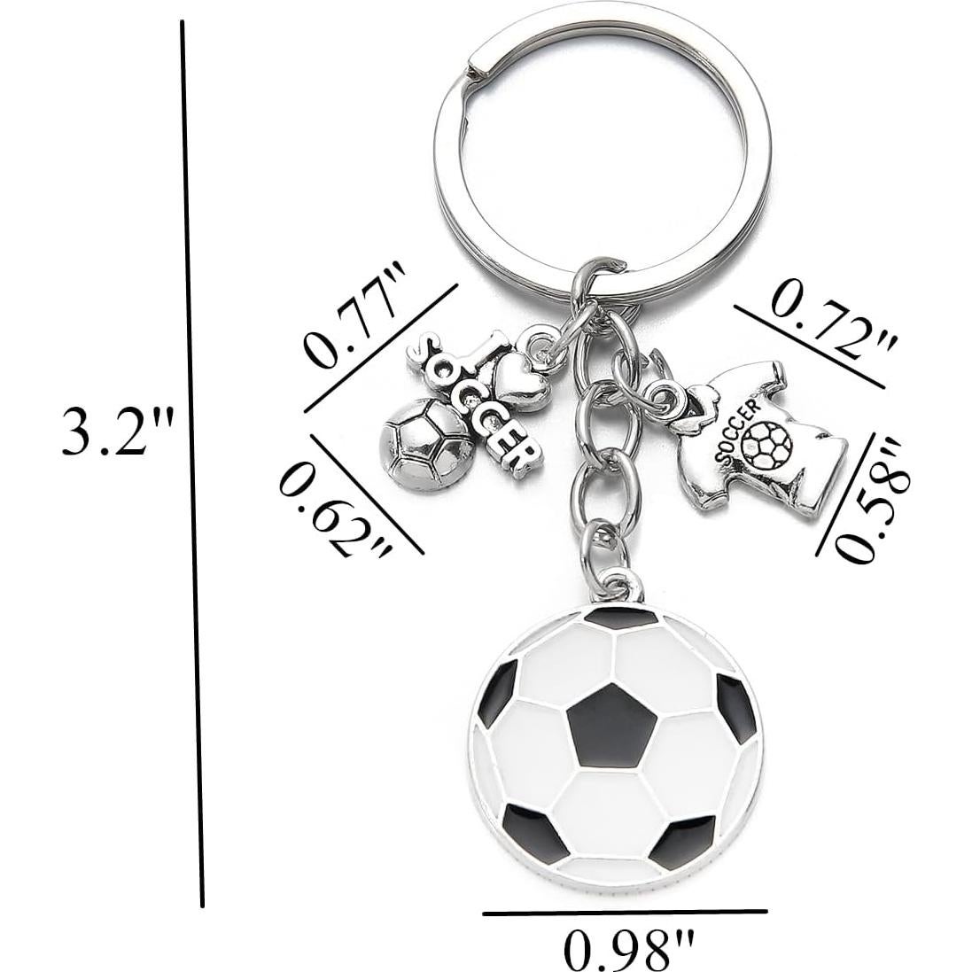 Llavero de Fútbol PHAETON 20PCS Souvenirs Deportivos