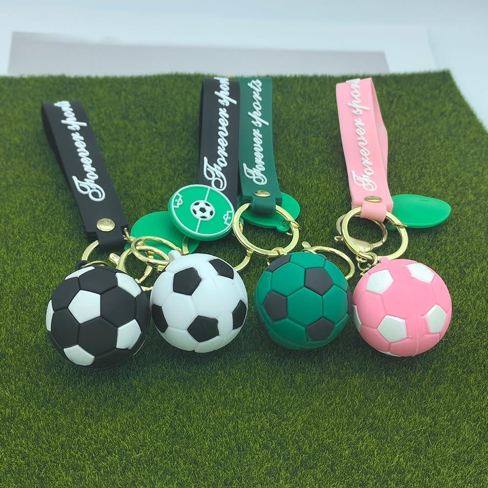 Llavero de Fútbol Balón Verde Unisex para Regalo