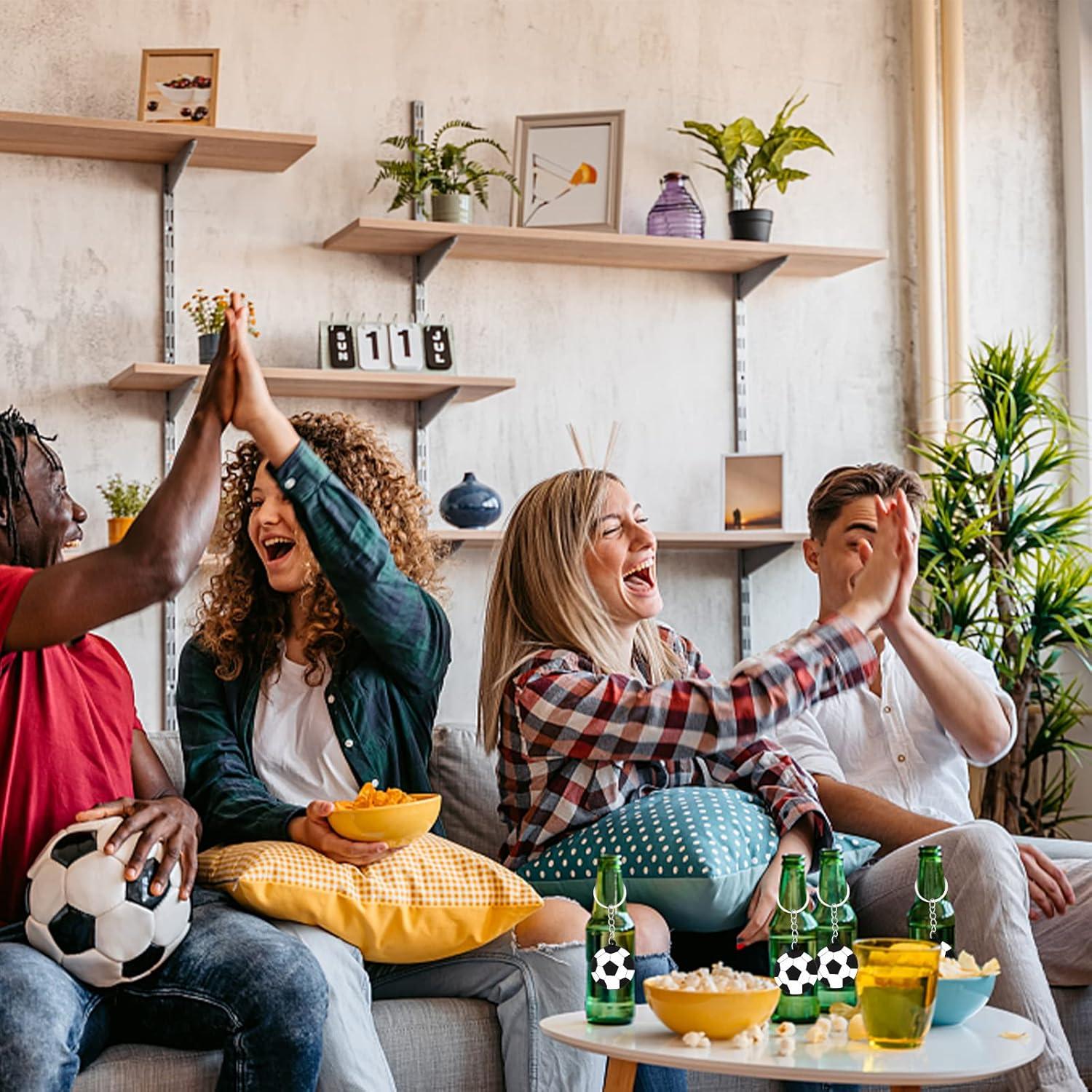 30 Llavero de Fútbol Moncinday para Fiesta de Cumpleaños