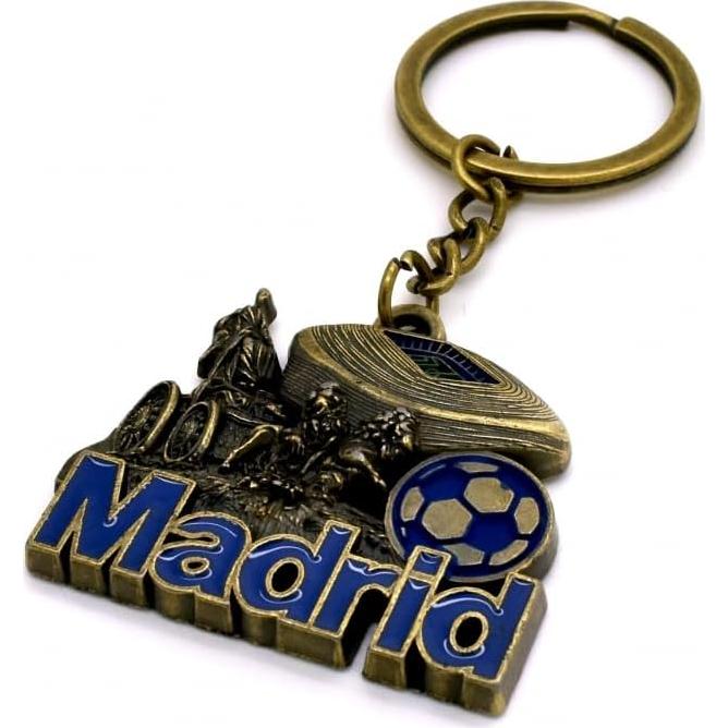 Llavero de Fútbol BDM Madrid Grabado para Fans del Equipo