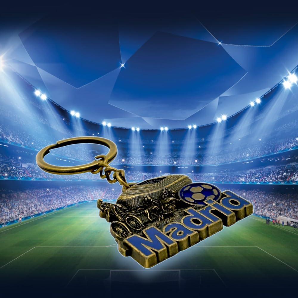 Llavero de Fútbol BDM Madrid Grabado para Fans del Equipo