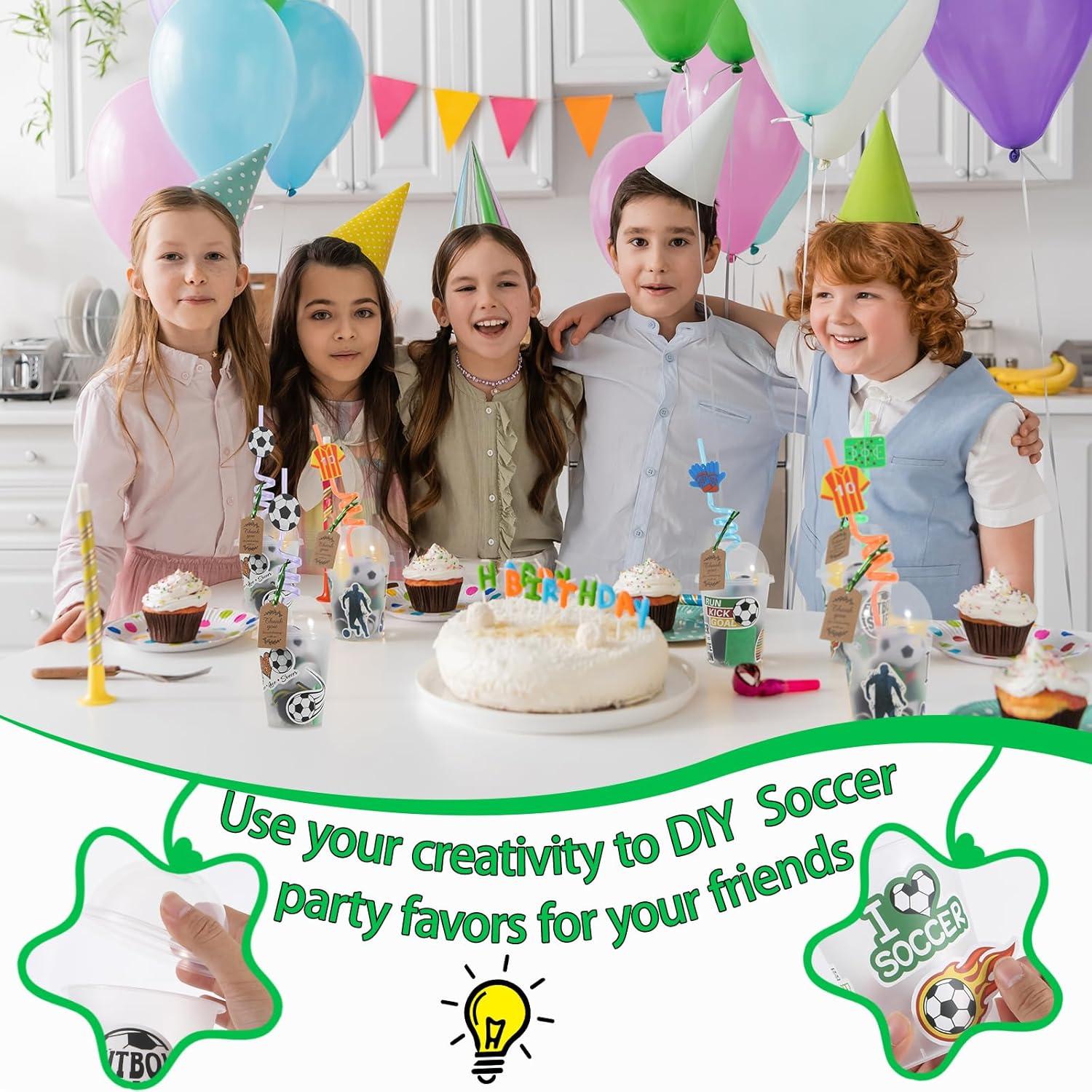 Kit de Fiesta de Fútbol LiYiQ 158 Piezas para Cumpleaños