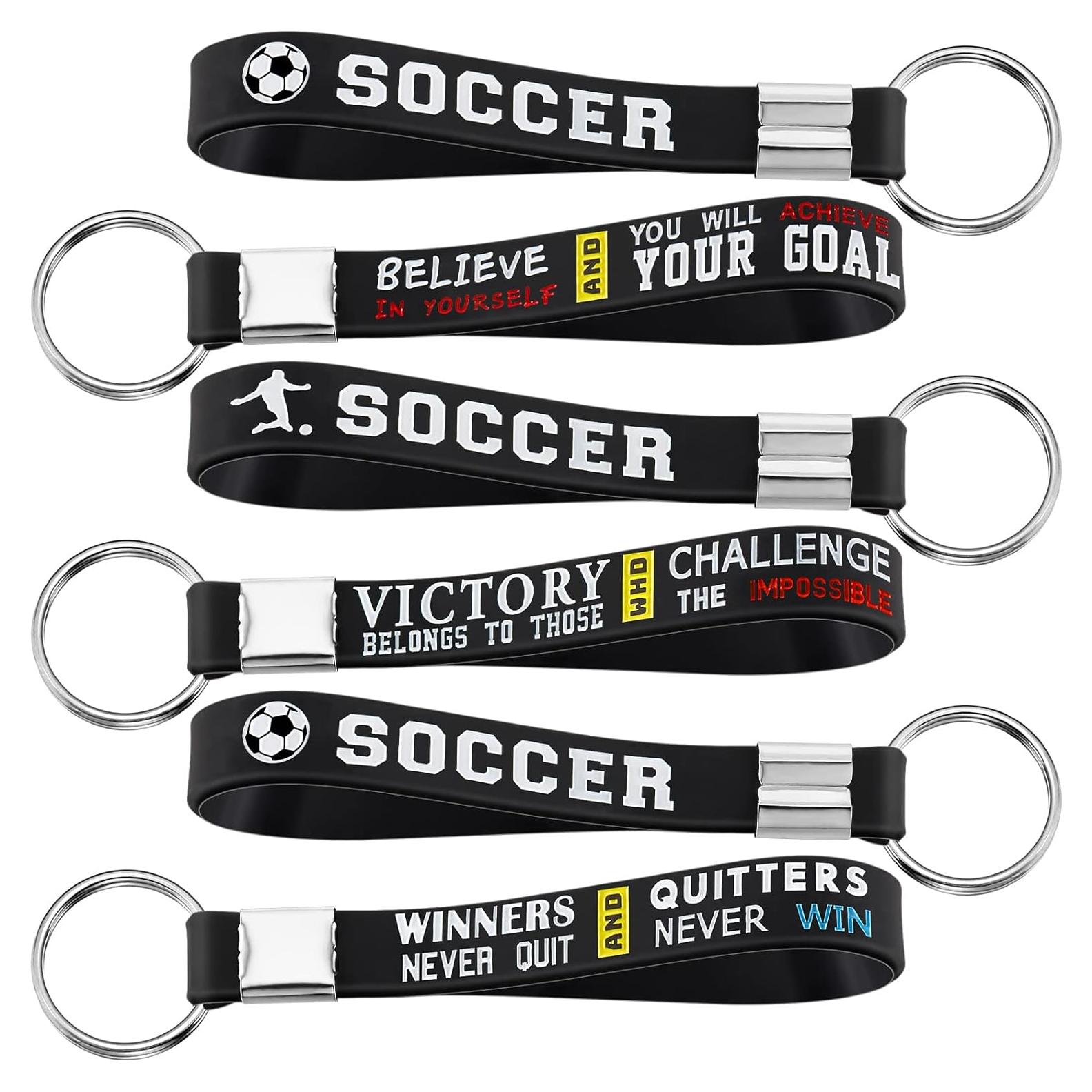 Llavero de Fútbol MTLEE 12 Pcs con Citas Motivacionales