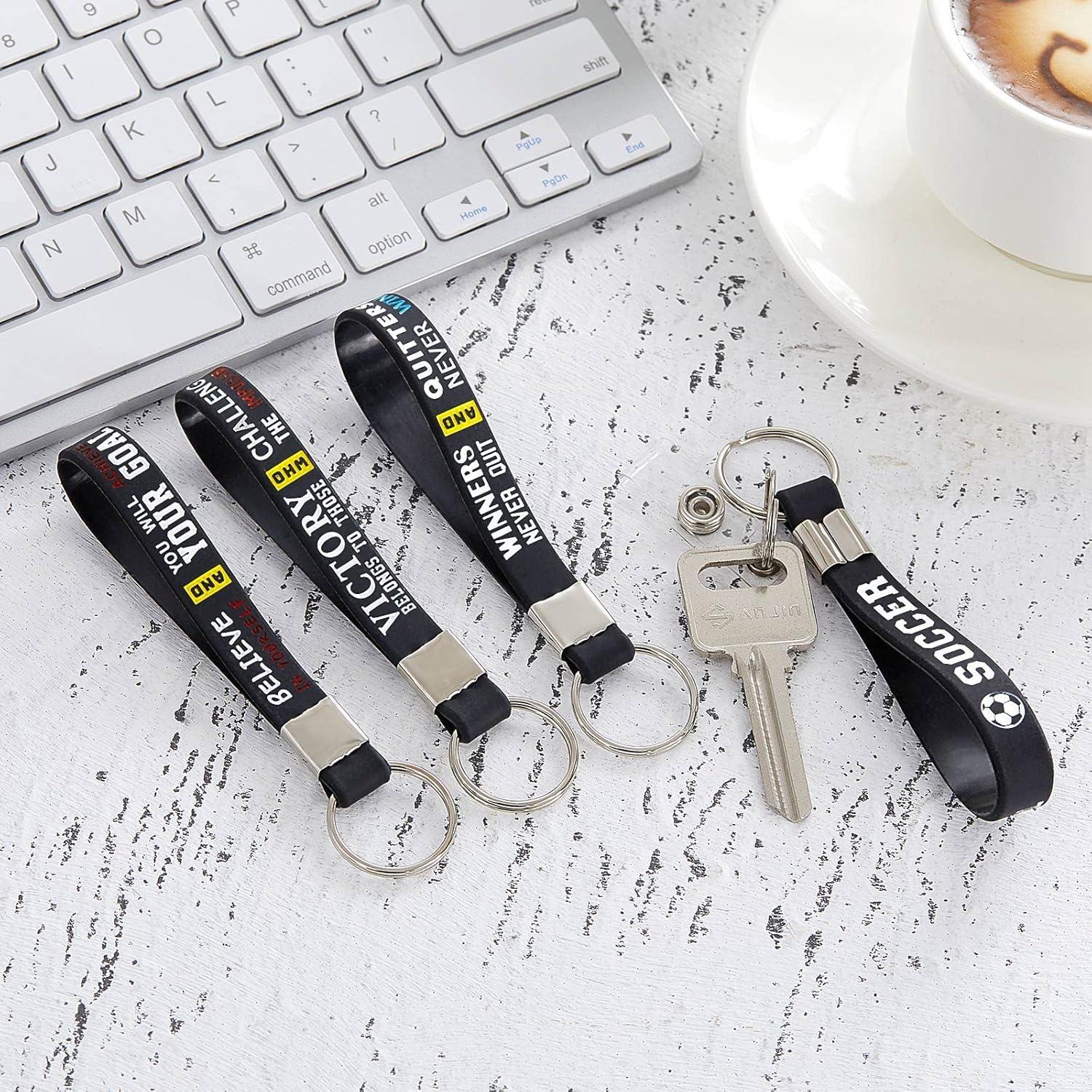 Llavero de Fútbol MTLEE 12 Pcs con Citas Motivacionales