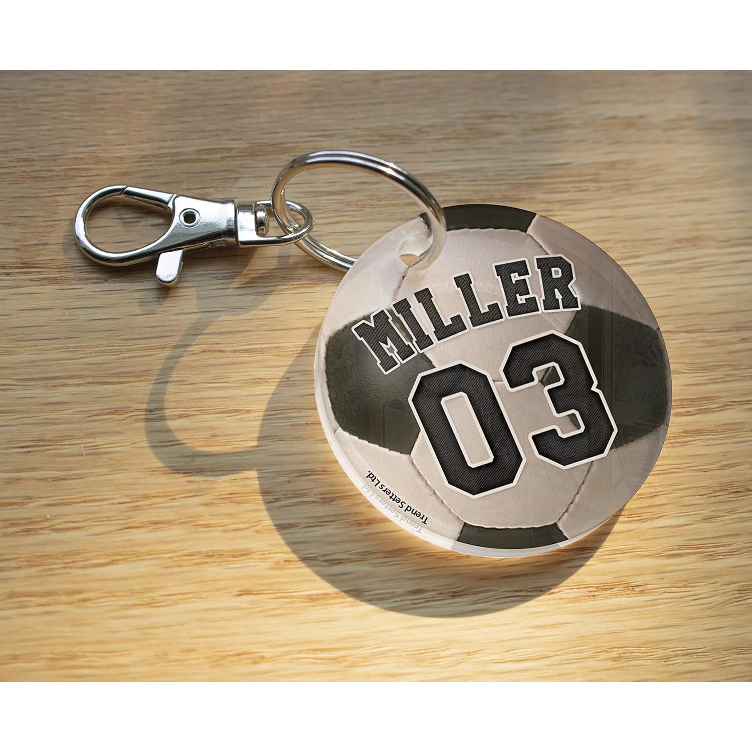 Llavero Acrílico Circular Personalizado Trend Setters - Fútbol
