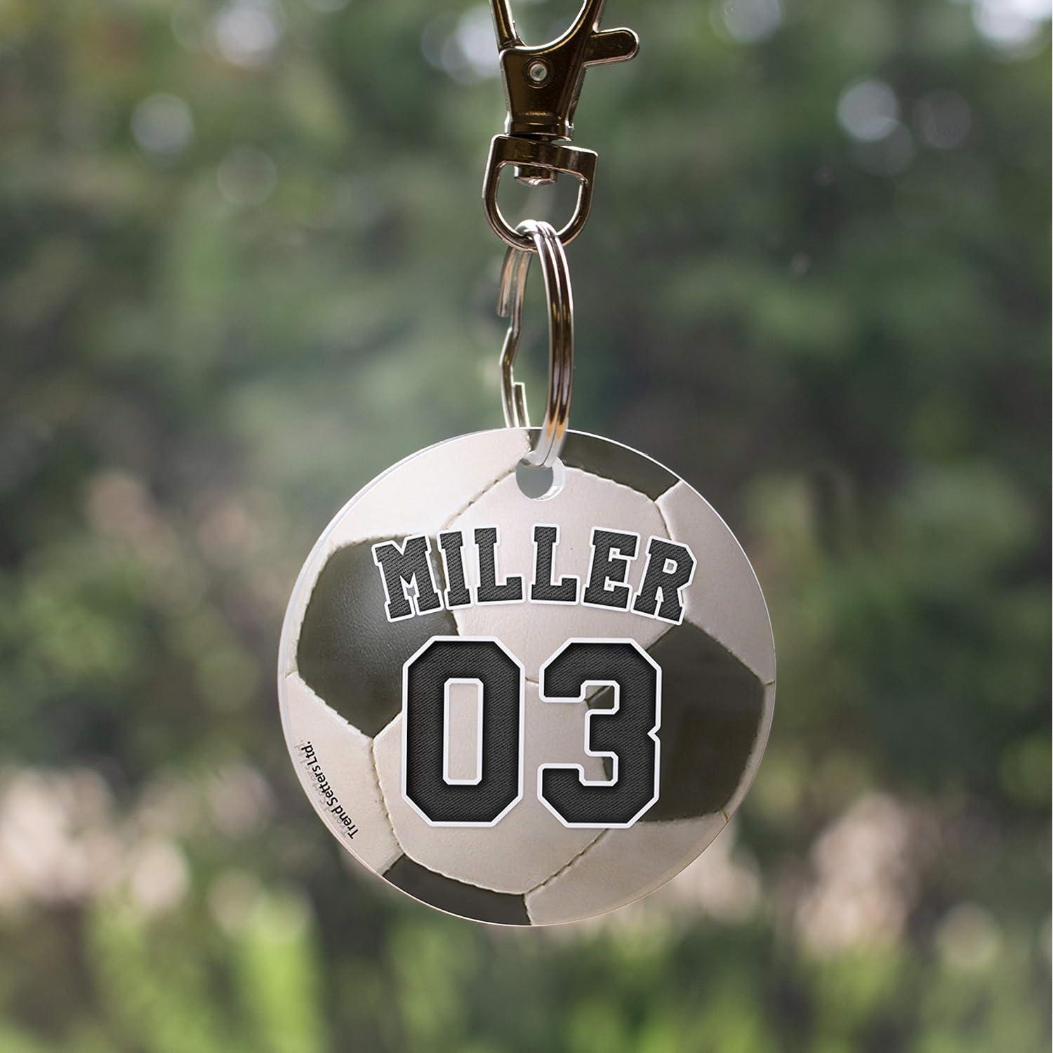 Llavero Acrílico Circular Personalizado Trend Setters - Fútbol