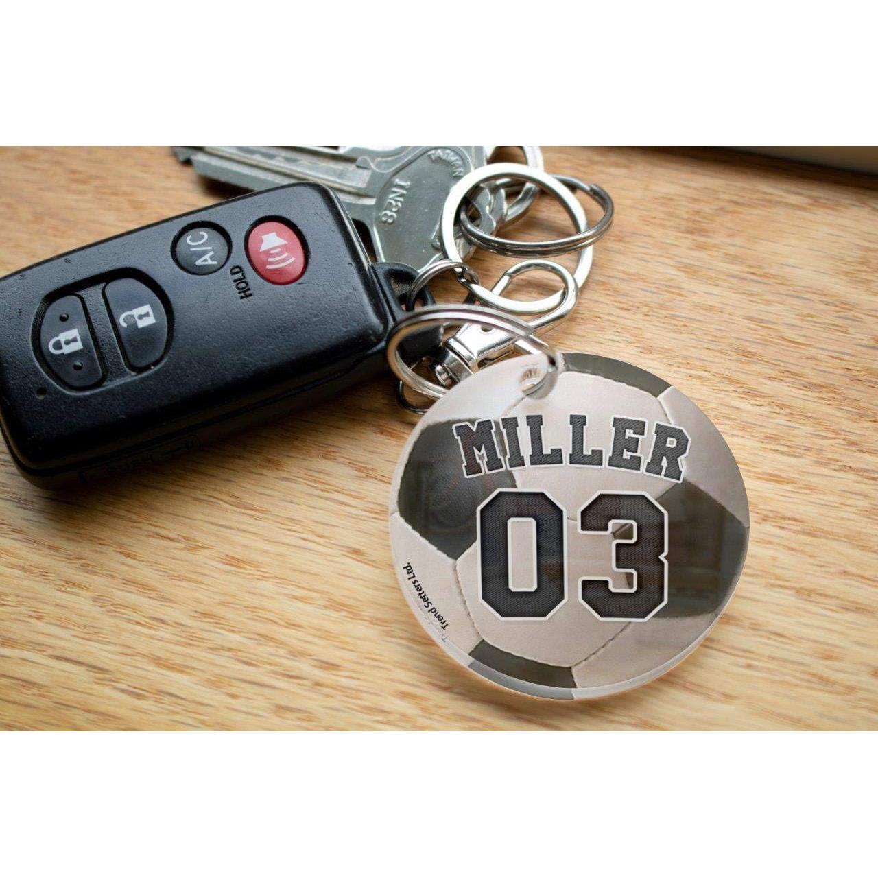 Llavero Acrílico Circular Personalizado Trend Setters - Fútbol