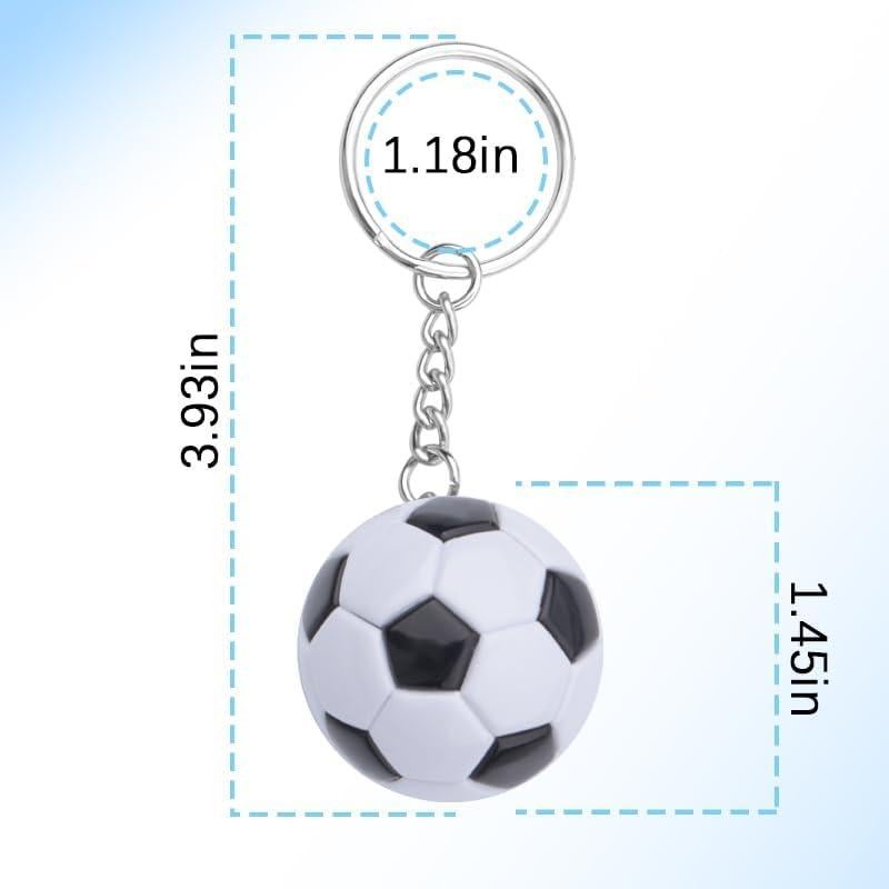 Llavero de Fútbol Borhmty 3.7cm - Regalo para Entrenadores