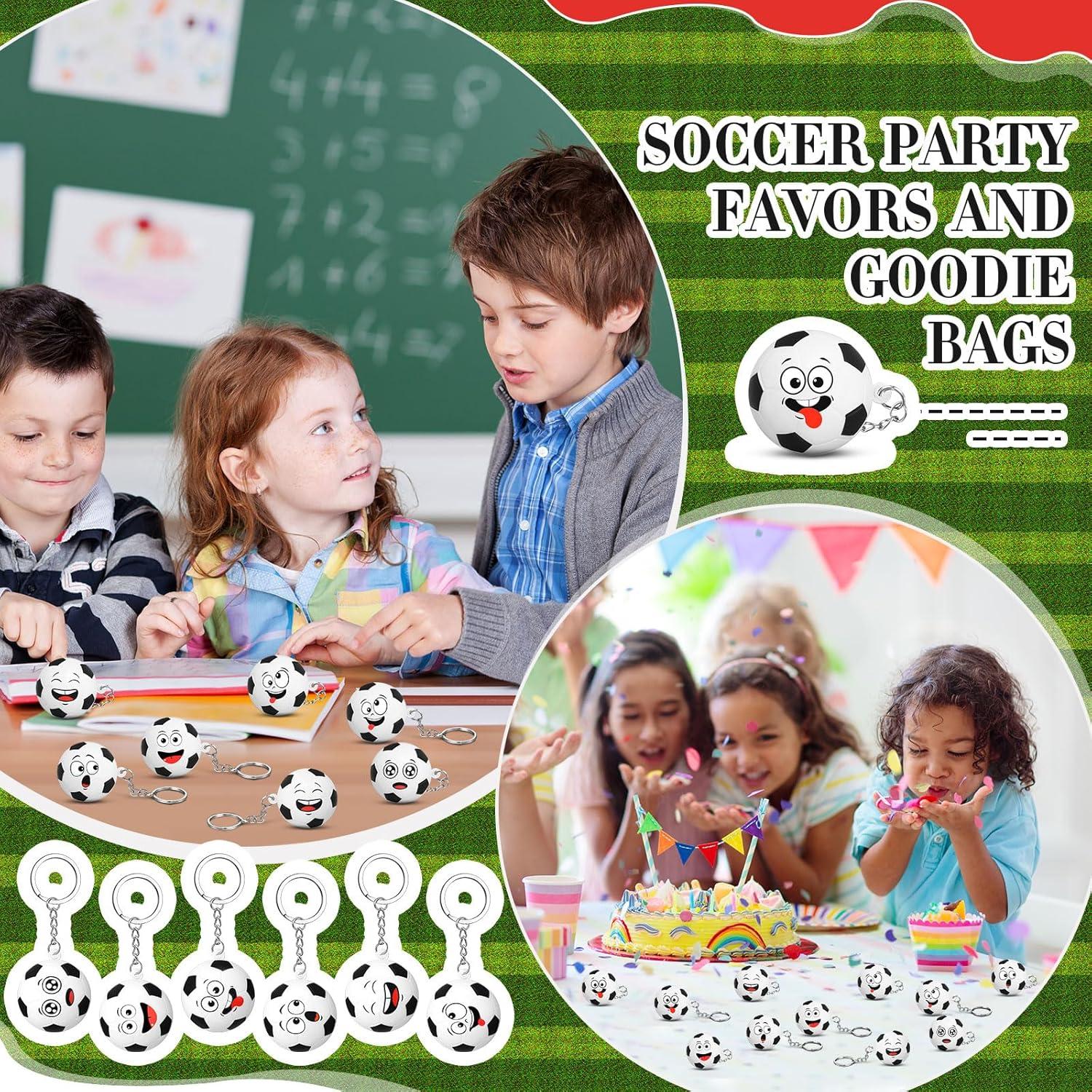 12 Llaveros Antiestrés Deportivos Fútbol Arrowbash 4 cm