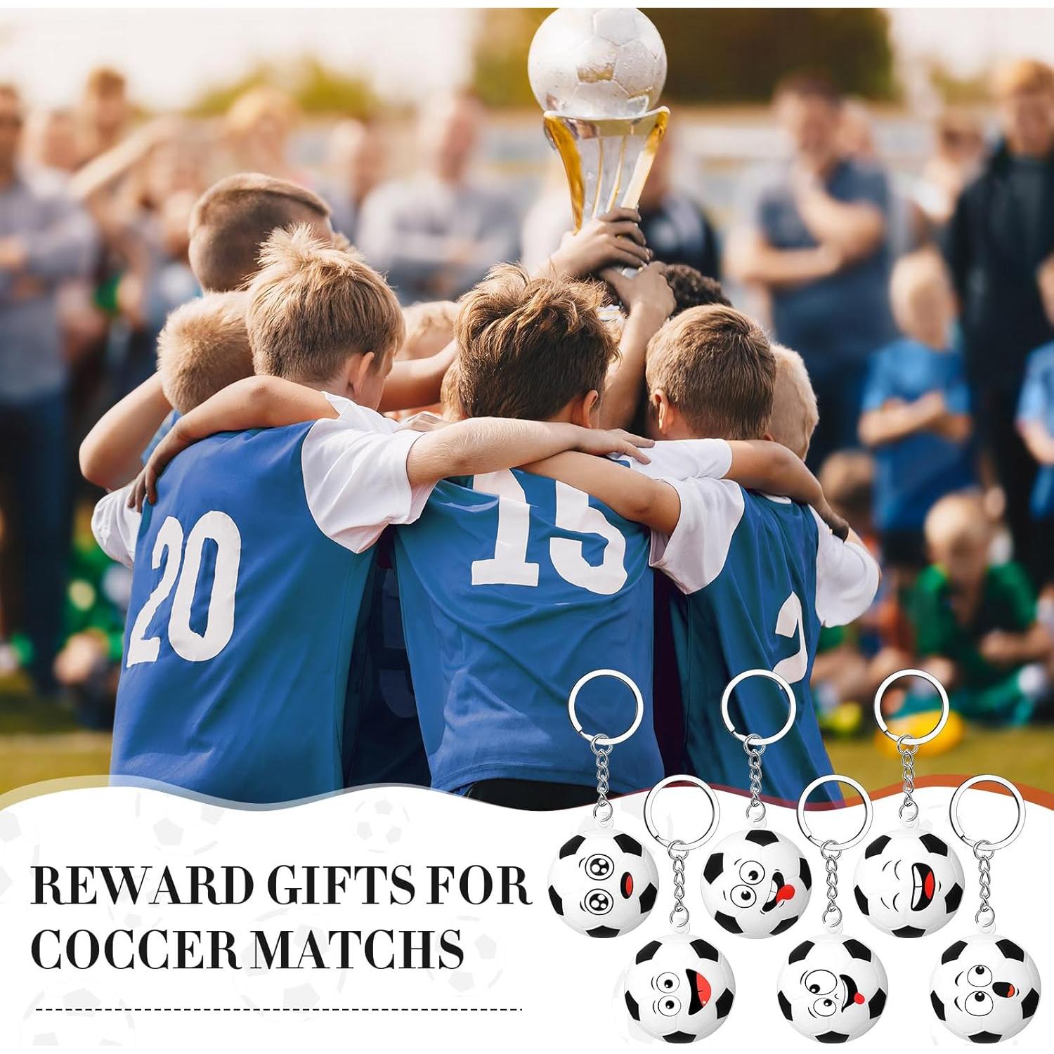 12 Llaveros Antiestrés Deportivos Fútbol Arrowbash 4 cm