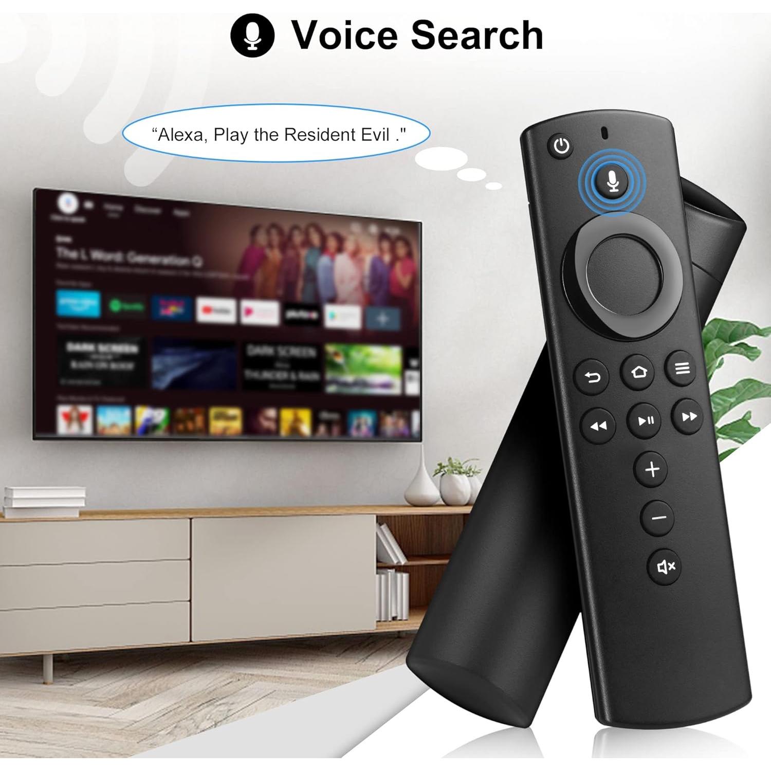 Control Remoto de Voz Koepluoo para Smart TV 4K y Lite