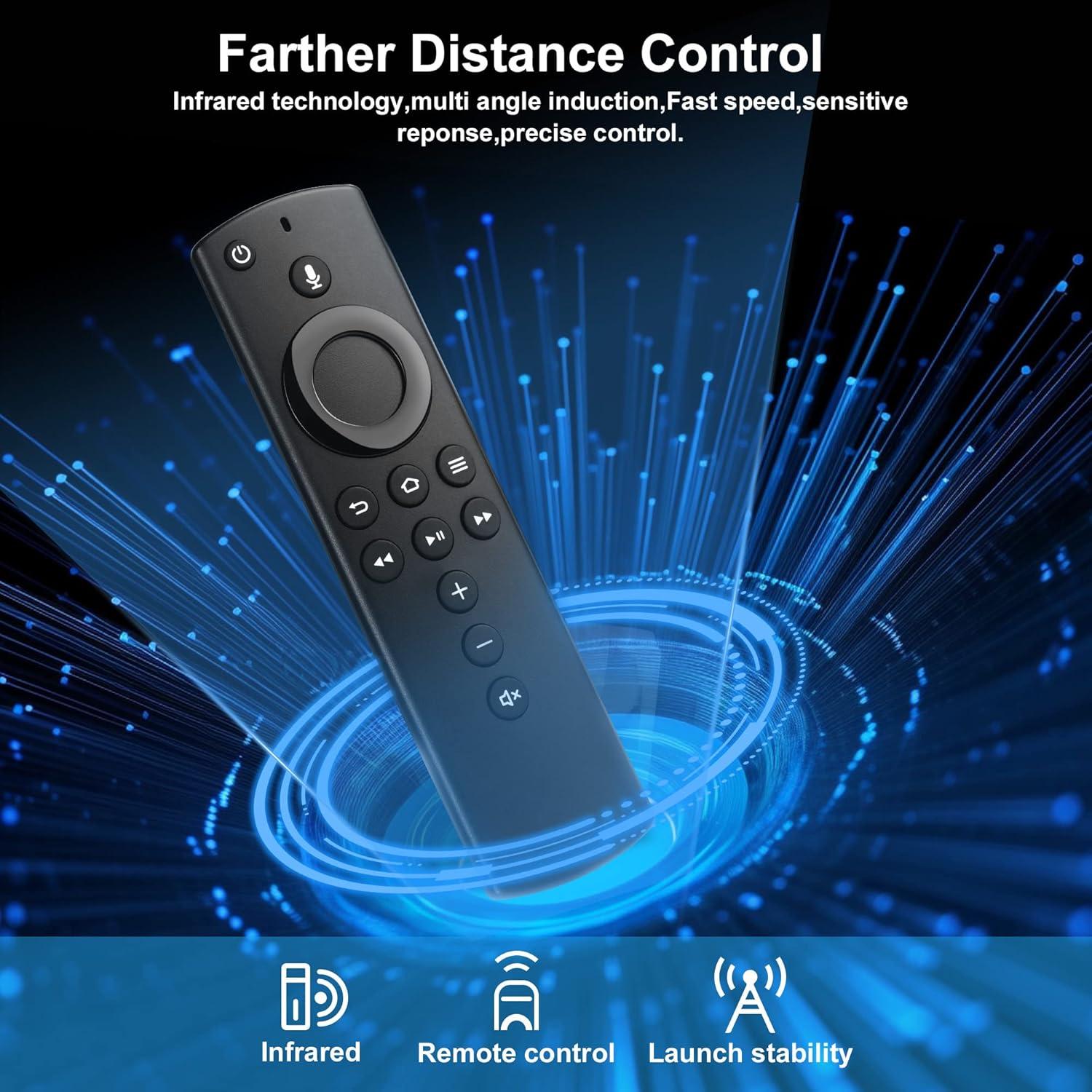Control Remoto de Voz Koepluoo para Smart TV 4K y Lite
