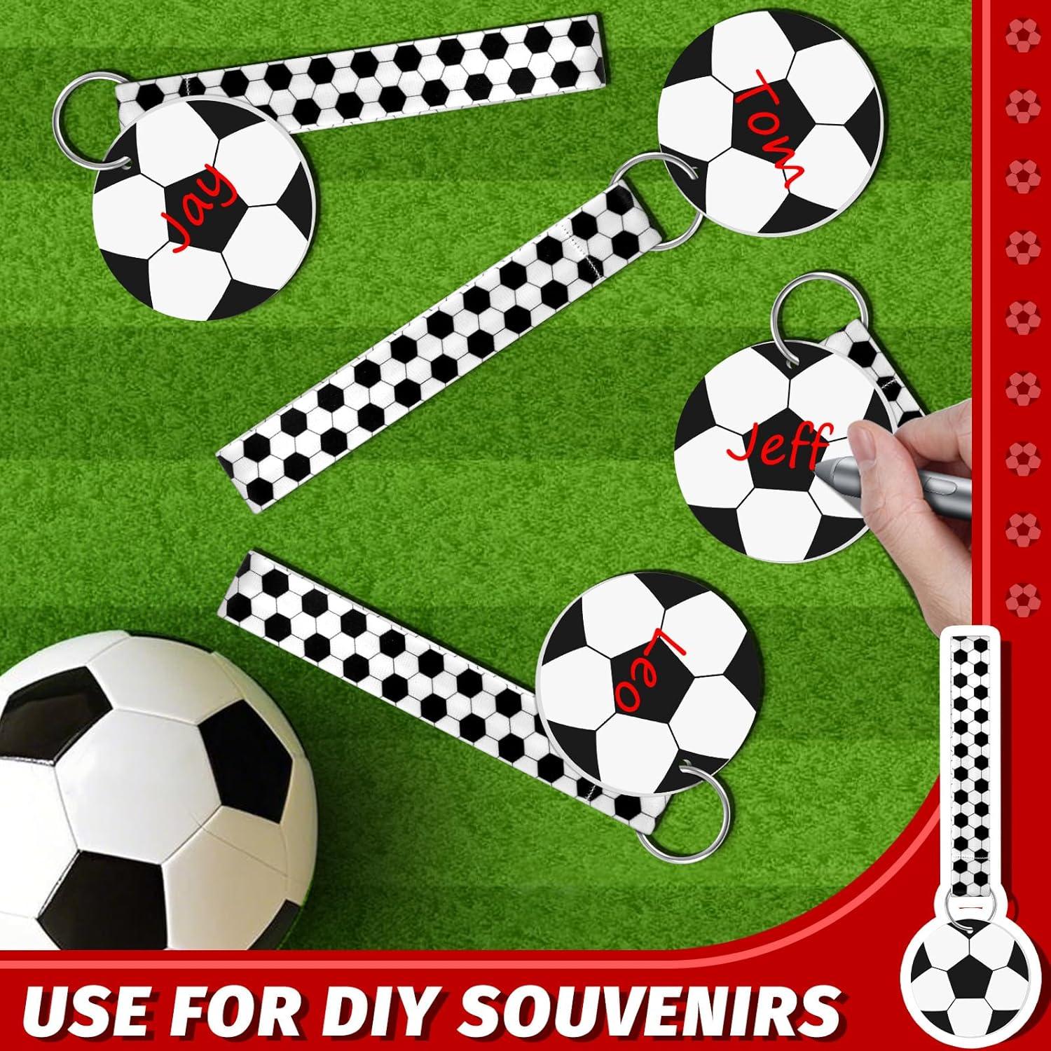 Eyourlife 12 Llavero de Muñequera de Fútbol Personalizado