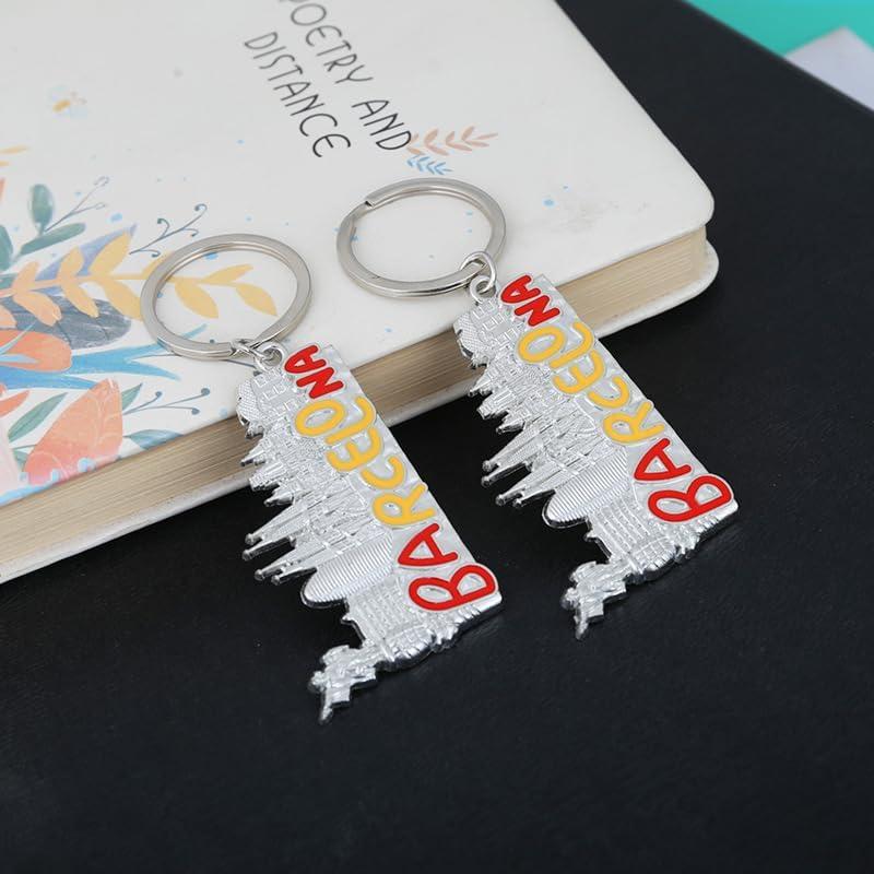 Llavero Souvenir Edificios Barcelona 2 Piezas ZENRUIMING