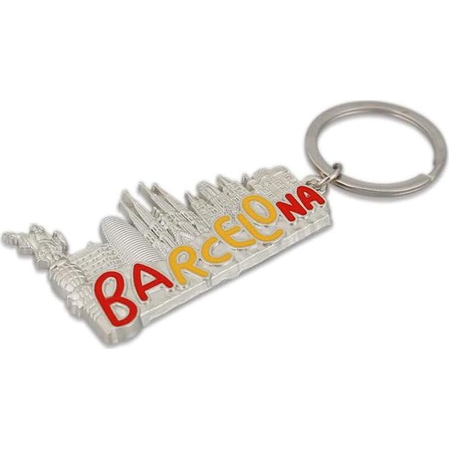 Llavero Souvenir Edificios Barcelona 2 Piezas ZENRUIMING