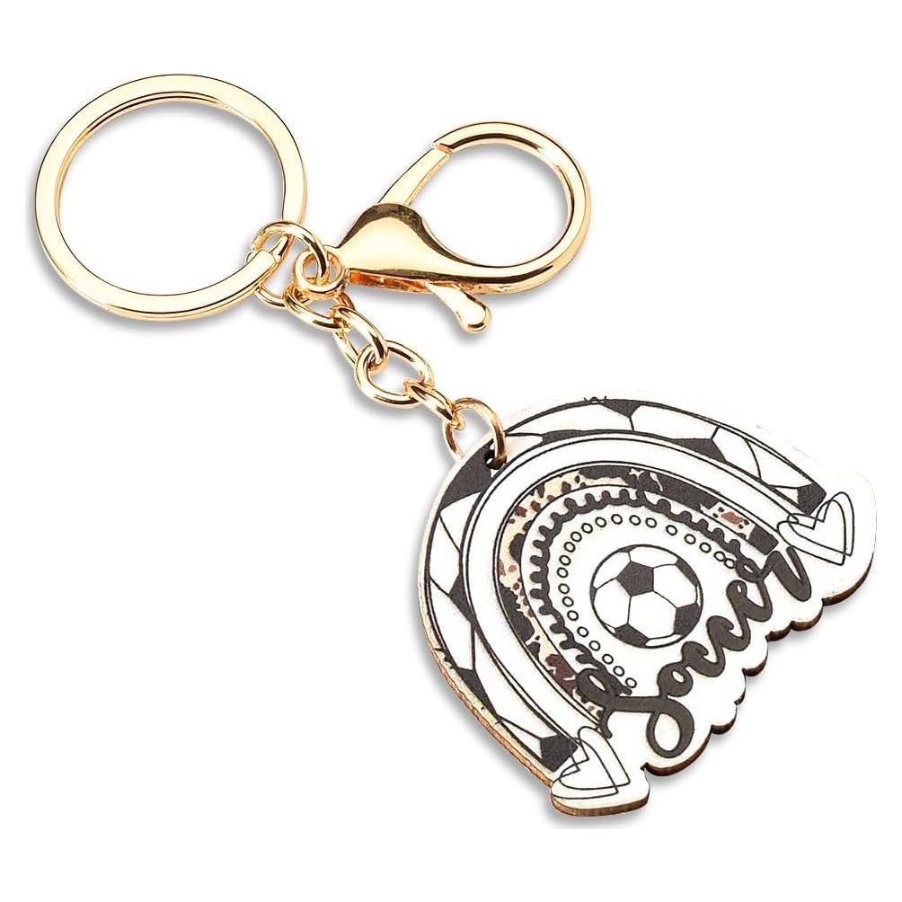 Llavero de Fútbol Mini MXXGMYJ para Mochila 12x5cm