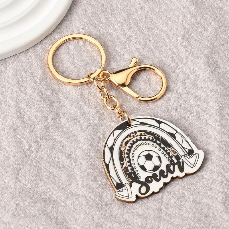 Llavero de Fútbol Mini MXXGMYJ para Mochila 12x5cm