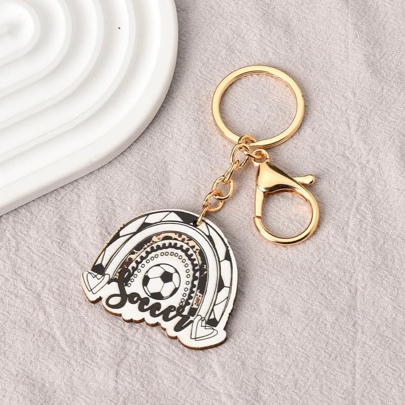 Llavero de Fútbol Mini MXXGMYJ para Mochila 12x5cm