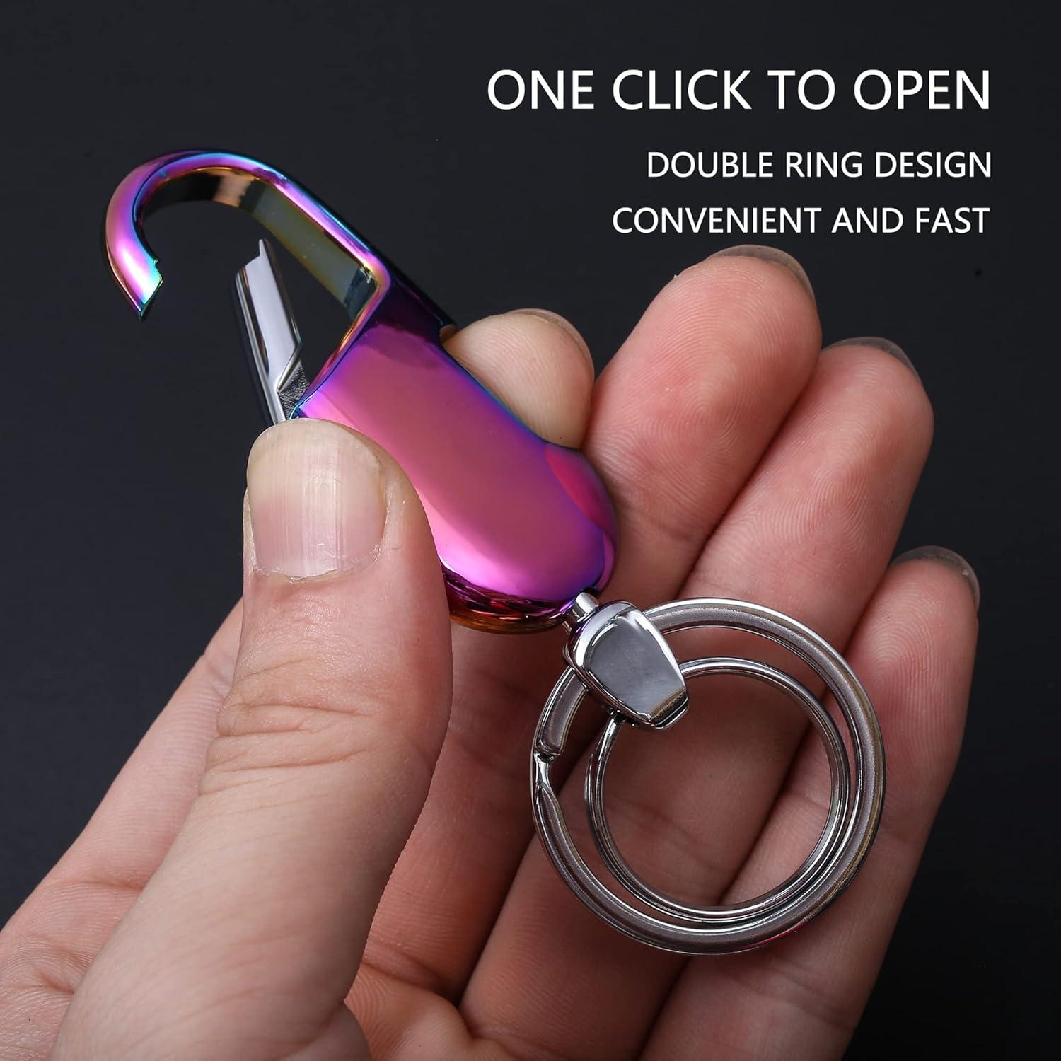 Llaveros de coche ASSCV de alta resistencia 9.4x2.5 cm